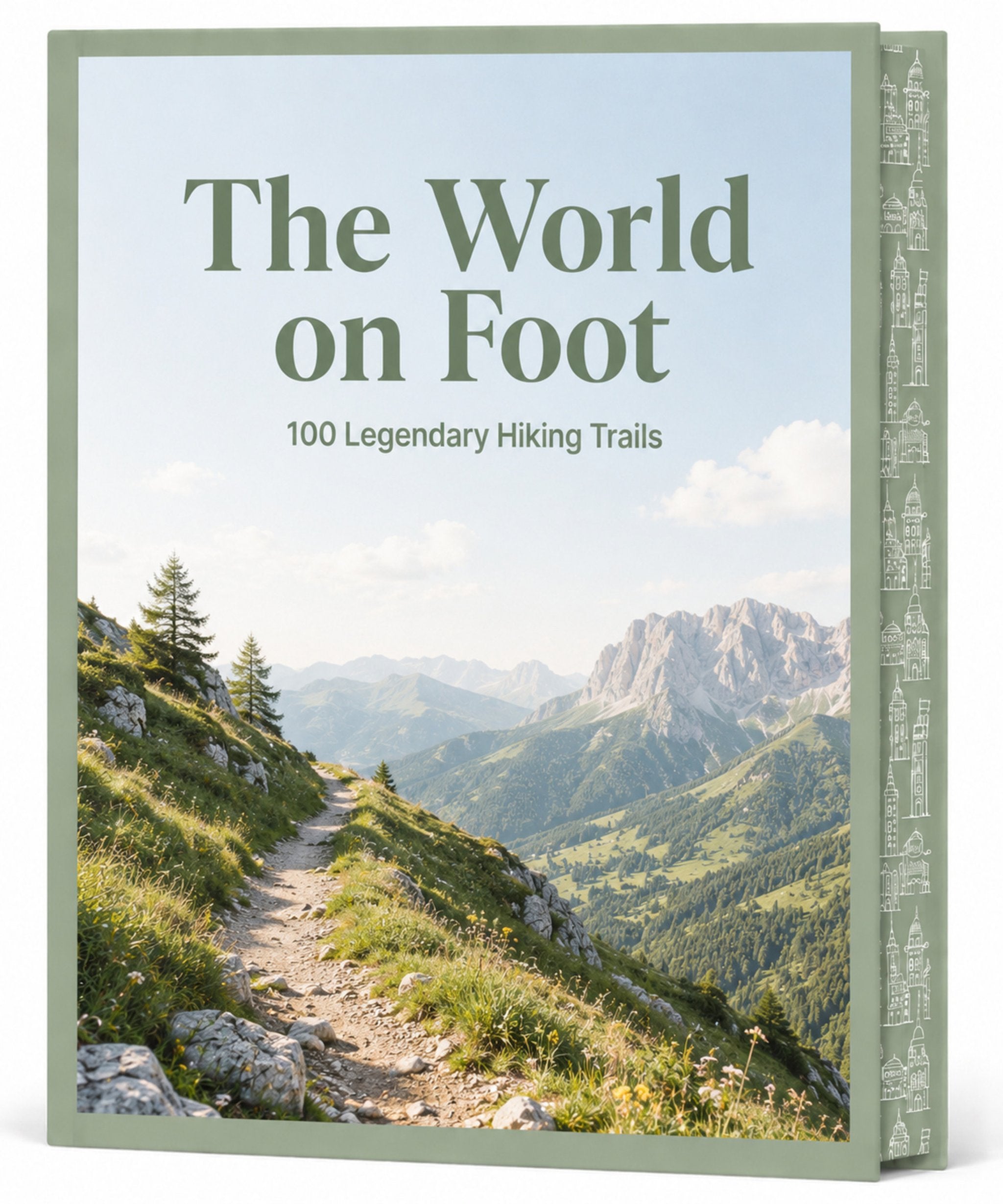 Cover image for The World on Foot: 100 Legendary Hiking Trails ISBN 9781835298855